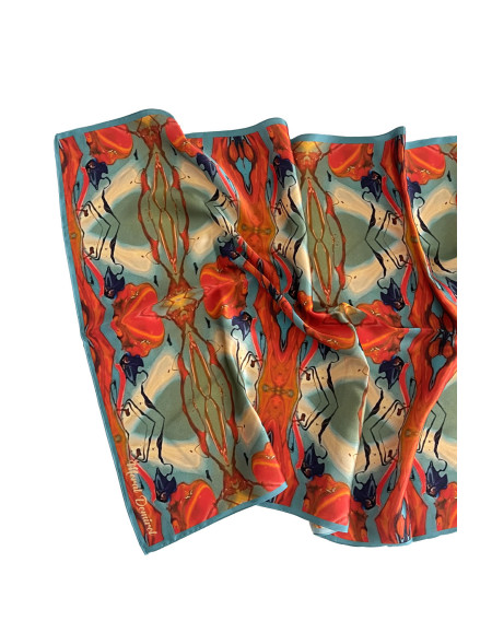 Solaria Saten İpek Eşarp Solaria Saten İpek Eşarp