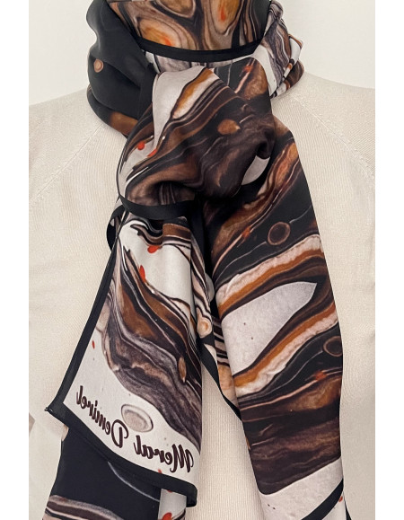 Veranise Saten İpek Eşarp