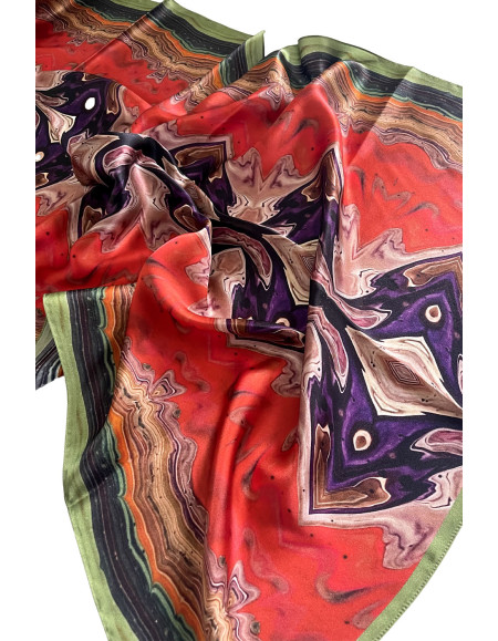 Zelinor Saten İpek Eşarp