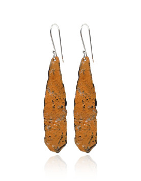 Neyra Turuncu Patina Küpe