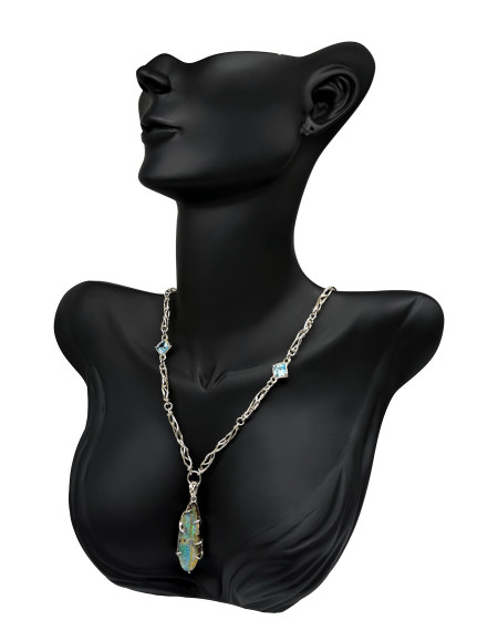 Arion Boulder Opal & Topaz Taşlı Kolye Arion Boulder Opal & Topaz Taşlı Kolye