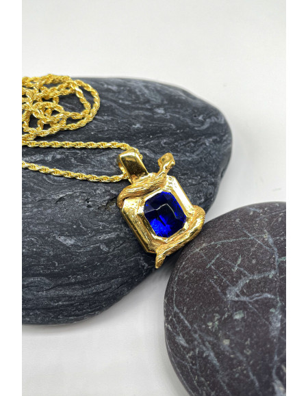 Serpent Mavi Obsidyen Kolye Serpent Mavi Obsidyen Kolye