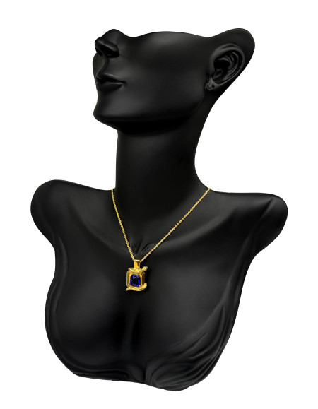 Serpent Mavi Obsidyen Kolye Serpent Mavi Obsidyen Kolye