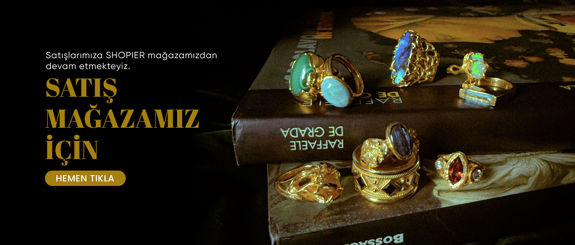 Jewelry El Yapımı Doğal Taş Yüzükler