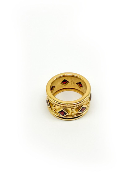 Arthur Garnet Taşlı Erkek Yüzük