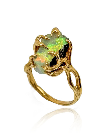Evolet Ham Opal Taşlı Yüzük Evolet Ham Opal Taşlı Yüzük