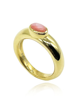 Joy Pembe Opal Yüzük