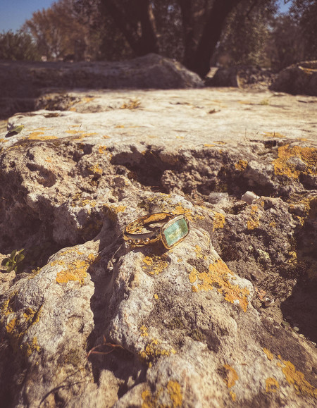 Minerva Akuamarin Yüzük