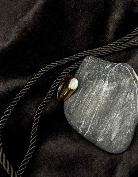 Nivara Rainbow Aytaşı Gümüş Yüzük