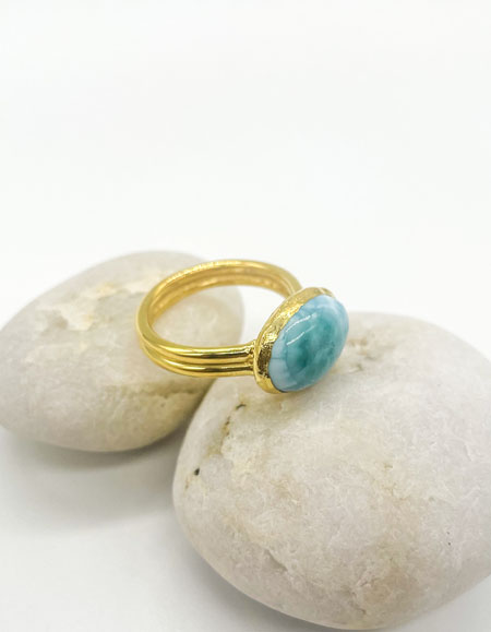 Urion Larimar Yüzük Urion Larimar Yüzük